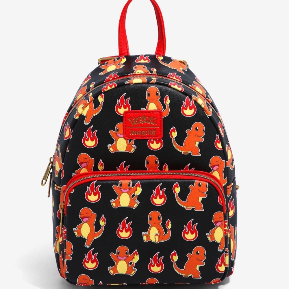 Loungefly‎ Pokémon Charmander Flames Mini Backpack Hot Topic